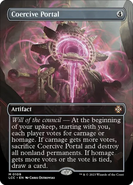 Coercive Portal, The Lost Caverns of Ixalan Commander — Magic: The Gathering card