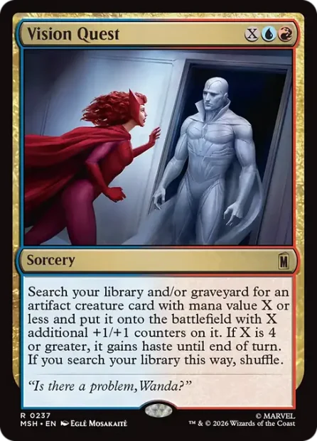 Vision Quest, Marvel Super Heroes — Magic: The Gathering card