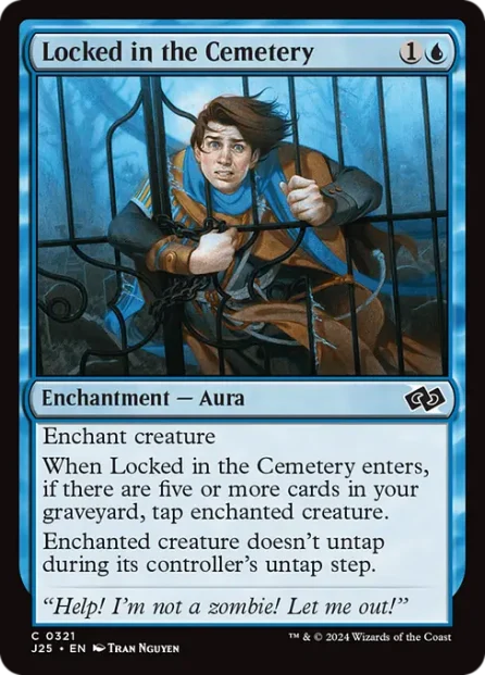 Locked in the Cemetery, Foundations Jumpstart — Magic: The Gathering card
