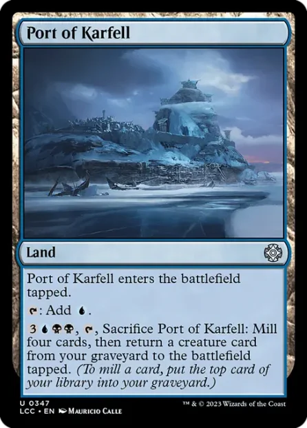 Port of Karfell, The Lost Caverns of Ixalan Commander — Magic: The Gathering card