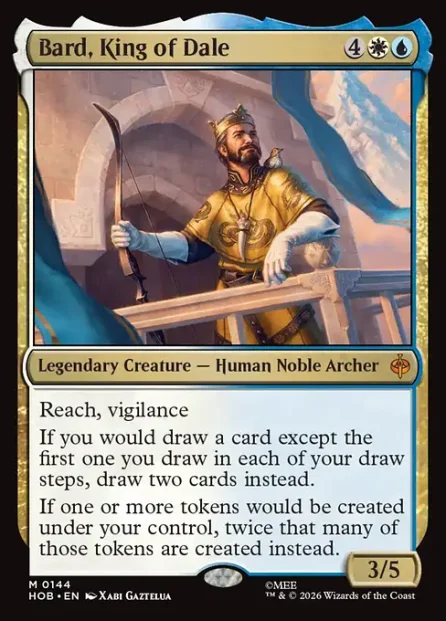 Bard, King of Dale, The Hobbit — Magic: The Gathering card