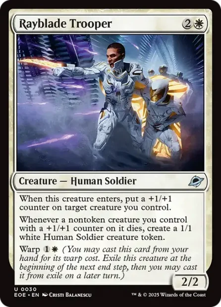 Rayblade Trooper, Edge of Eternities — Magic: The Gathering card