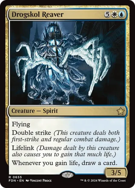 Drogskol Reaver, Foundations — Magic: The Gathering card