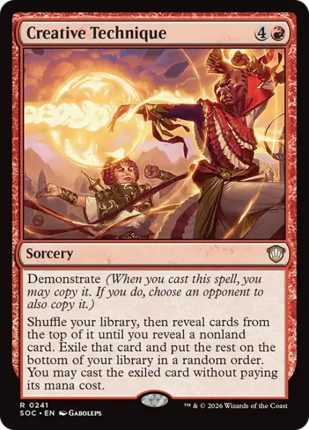 Creative Technique, Secrets of Strixhaven Commander — Magic: The Gathering card