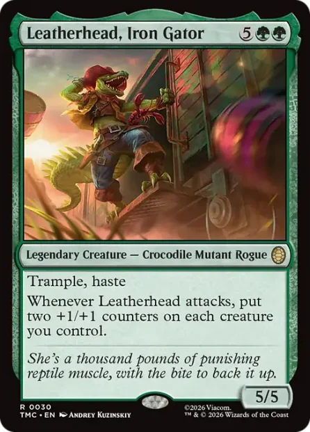 Leatherhead, Iron Gator, Teenage Mutant Ninja Turtles Eternal — Magic: The Gathering card