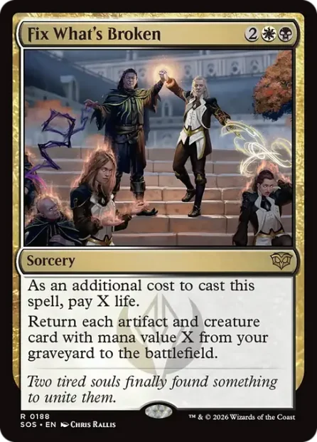 Fix What's Broken, Secrets of Strixhaven — Magic: The Gathering card