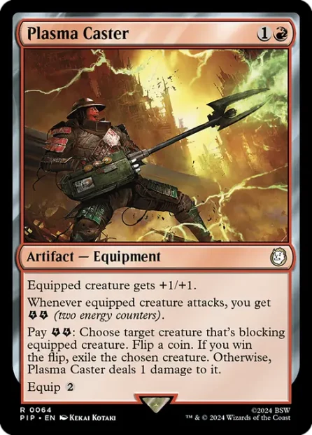 Plasma Caster, Fallout — Magic: The Gathering card