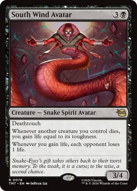 South Wind Avatar, Teenage Mutant Ninja Turtles — Magic: The Gathering card