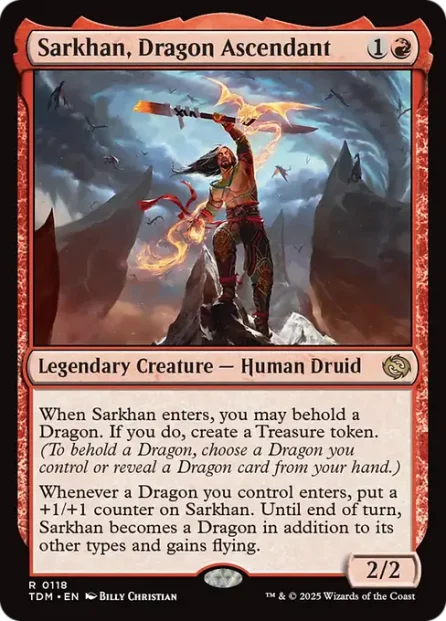 Sarkhan, Dragon Ascendant, Tarkir: Dragonstorm — Magic: The Gathering card