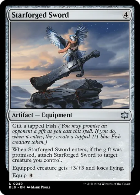 Starforged Sword, Bloomburrow — Magic: The Gathering card