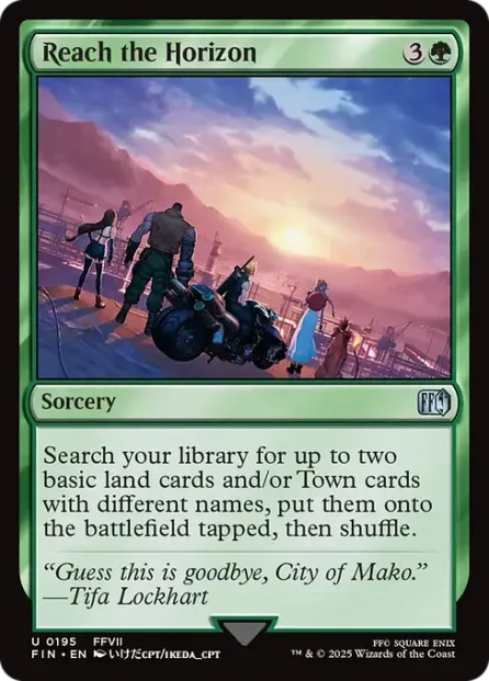 Reach the Horizon, Final Fantasy — Magic: The Gathering card