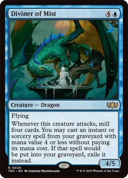 Diviner of Mist, Tarkir: Dragonstorm Commander — Magic: The Gathering card