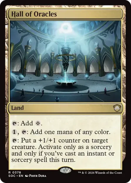Hall of Oracles, Secrets of Strixhaven Commander — Magic: The Gathering card