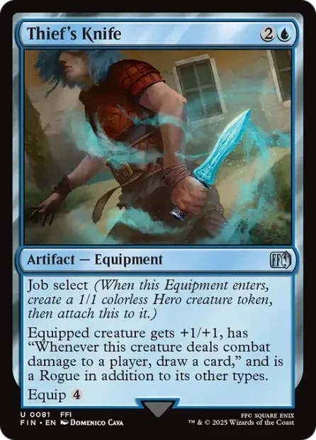 Thief's Knife, Final Fantasy — Magic: The Gathering card