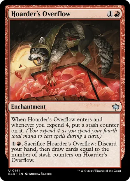 Hoarder's Overflow, Bloomburrow — Magic: The Gathering card