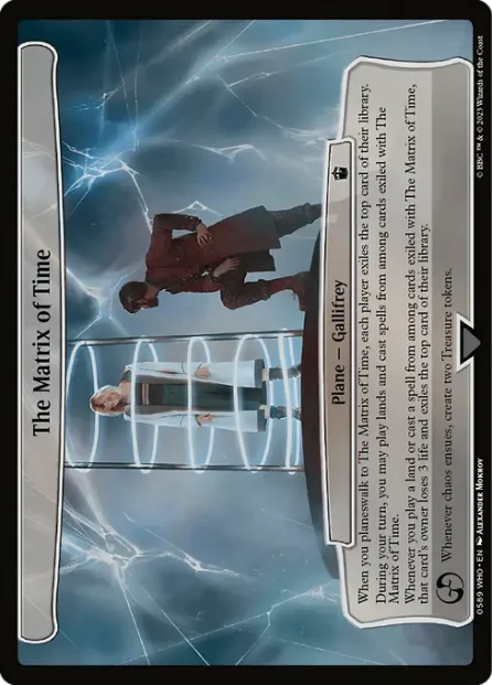 The Matrix of Time, Doctor Who — Magic: The Gathering card