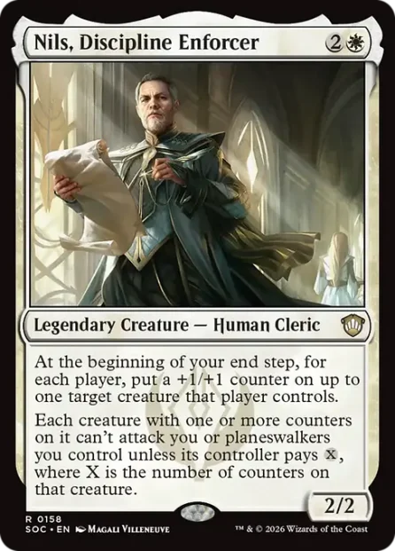 Nils, Discipline Enforcer, Secrets of Strixhaven Commander — Magic: The Gathering card