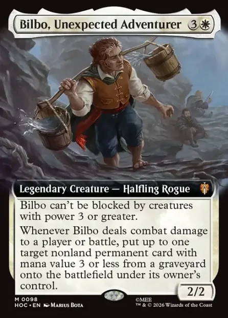 Bilbo, Unexpected Adventurer, The Hobbit Eternal — Magic: The Gathering card