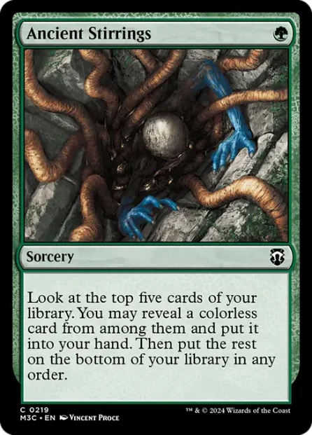 Ancient Stirrings, Modern Horizons 3 Commander — Magic: The Gathering card