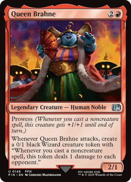 Queen Brahne, Final Fantasy — Magic: The Gathering card