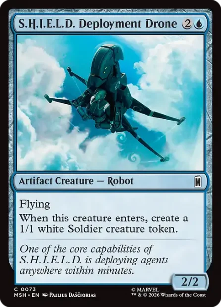 S.H.I.E.L.D. Deployment Drone, Marvel Super Heroes — Magic: The Gathering card