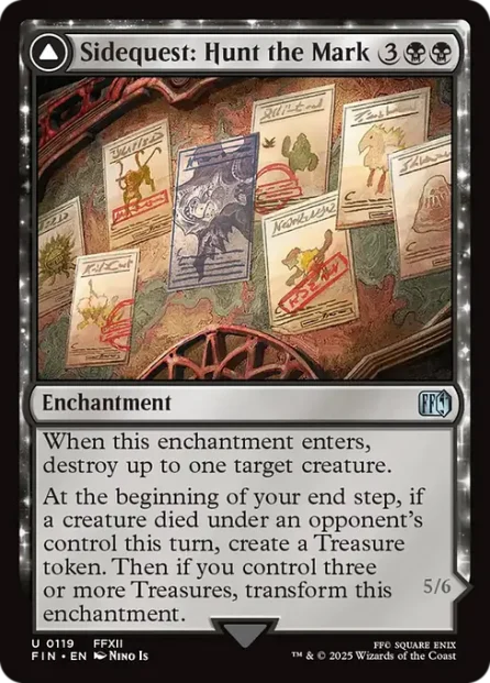 Sidequest: Hunt the Mark // Yiazmat, Ultimate Mark, Final Fantasy — Magic: The Gathering card