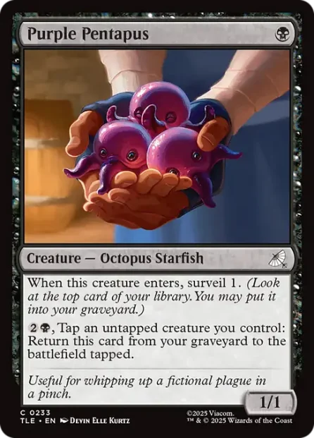 Purple Pentapus, Avatar: The Last Airbender Eternal — Magic: The Gathering card