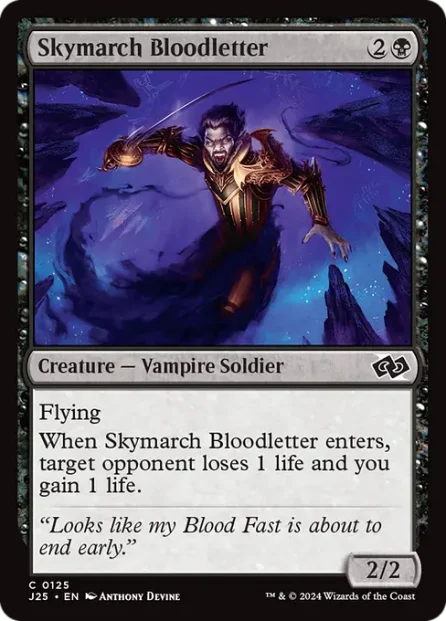 Skymarch Bloodletter, Foundations Jumpstart — Magic: The Gathering card