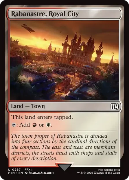 Rabanastre, Royal City, Final Fantasy — Magic: The Gathering card