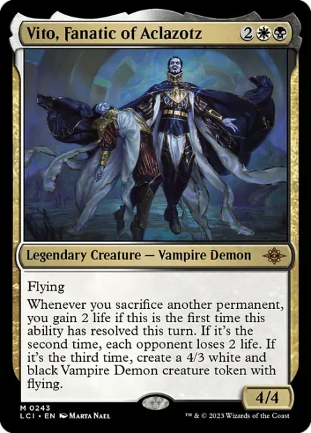 Vito, Fanatic of Aclazotz, The Lost Caverns of Ixalan — Magic: The Gathering card