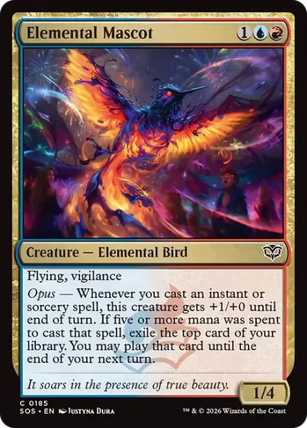 Elemental Mascot, Secrets of Strixhaven — Magic: The Gathering card