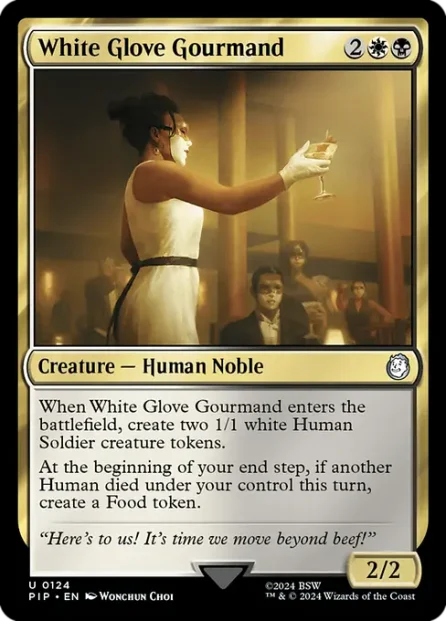 White Glove Gourmand, Fallout — Magic: The Gathering card
