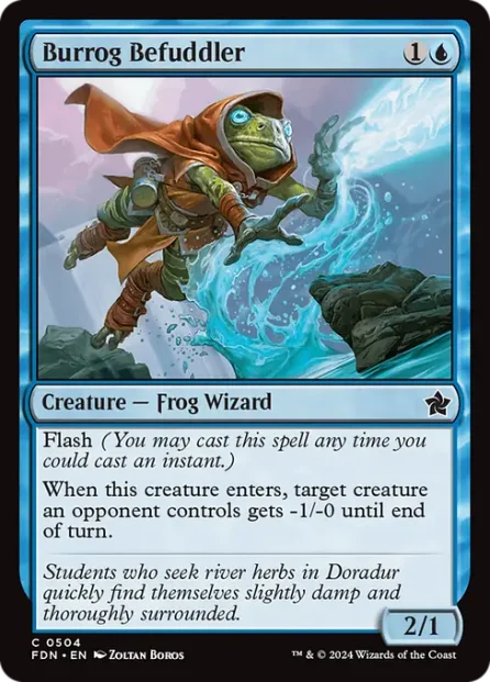 Burrog Befuddler, Foundations — Magic: The Gathering card