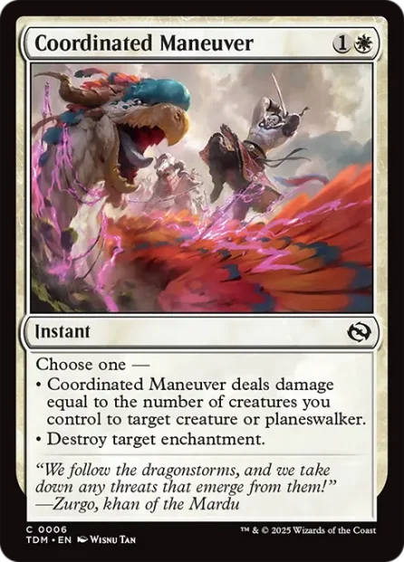 Coordinated Maneuver, Tarkir: Dragonstorm — Magic: The Gathering card