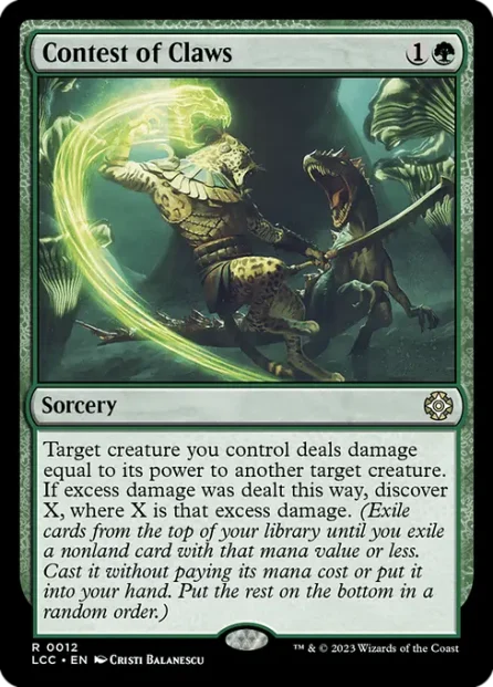 Contest of Claws, The Lost Caverns of Ixalan Commander — Magic: The Gathering card