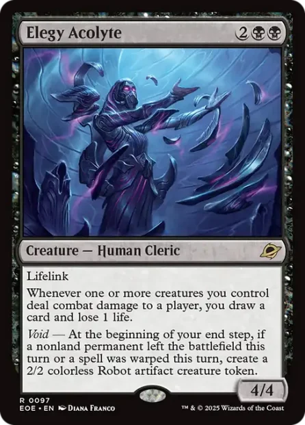 Elegy Acolyte, Edge of Eternities — Magic: The Gathering card