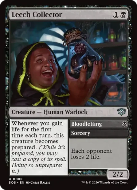 Leech Collector // Bloodletting, Secrets of Strixhaven — Magic: The Gathering card