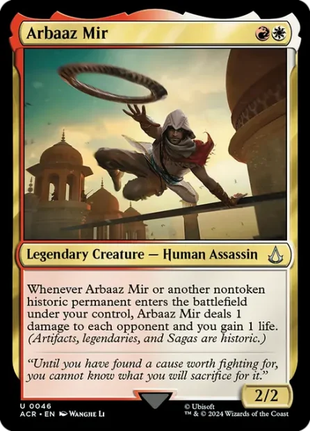 Arbaaz Mir, Assassin's Creed — Magic: The Gathering card