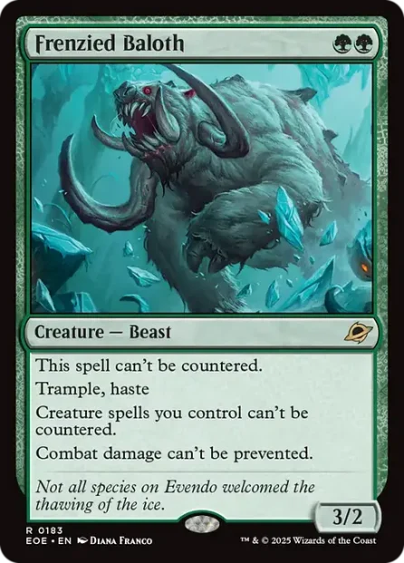 Frenzied Baloth, Edge of Eternities — Magic: The Gathering card