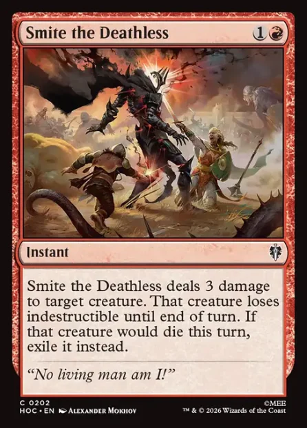 Smite the Deathless, The Hobbit Eternal — Magic: The Gathering card