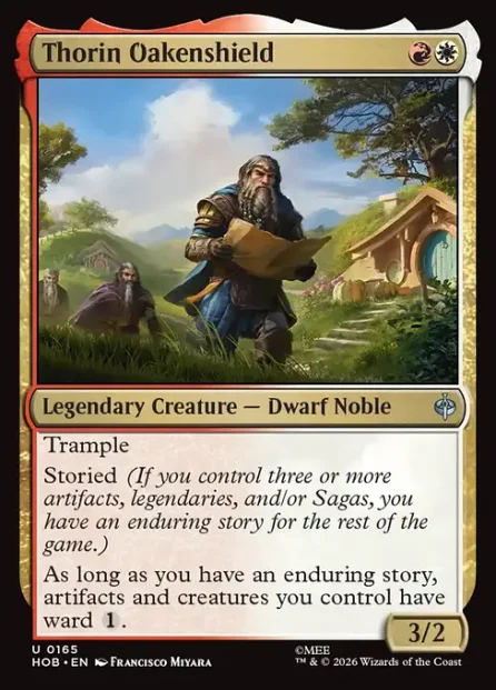 Thorin Oakenshield, The Hobbit — Magic: The Gathering card