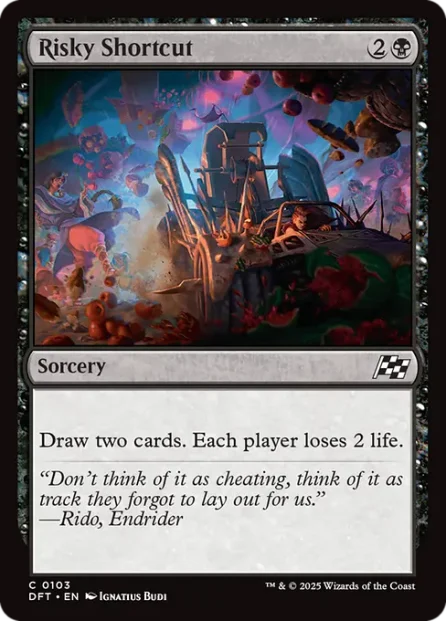Risky Shortcut, Aetherdrift — Magic: The Gathering card