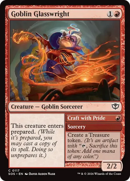 Goblin Glasswright // Craft with Pride, Secrets of Strixhaven — Magic: The Gathering card