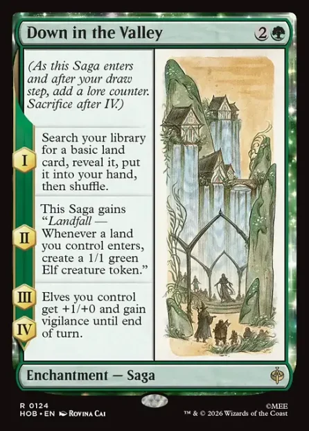 Down in the Valley, The Hobbit — Magic: The Gathering card