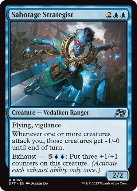 Sabotage Strategist, Aetherdrift — Magic: The Gathering card