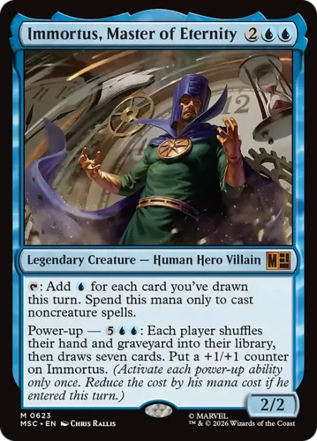 Immortus, Master of Eternity, Marvel Super Heroes Commander — Magic: The Gathering card