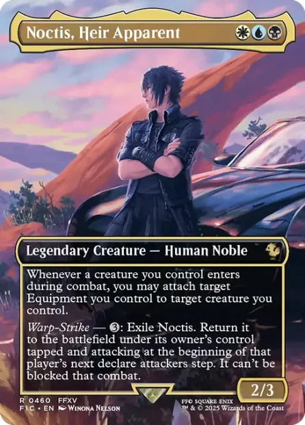 Noctis, Heir Apparent, Final Fantasy Commander — Magic: The Gathering card