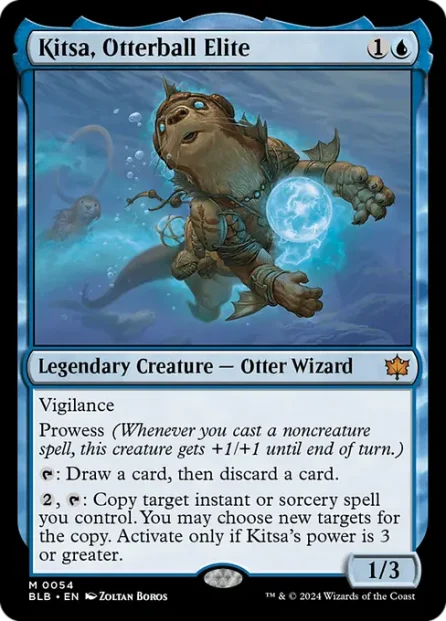 Kitsa, Otterball Elite, Bloomburrow — Magic: The Gathering card