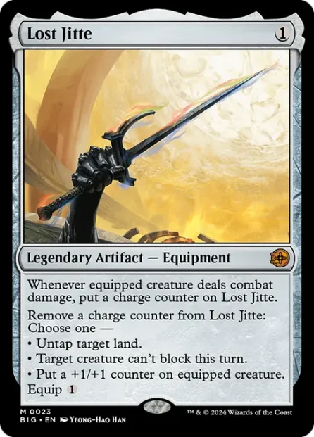 Lost Jitte, The Big Score — Magic: The Gathering card