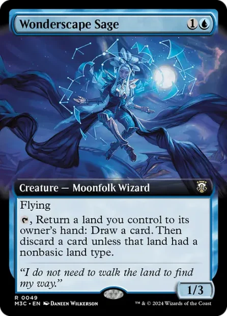 Wonderscape Sage, Modern Horizons 3 Commander — Magic: The Gathering card
